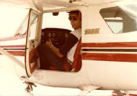 Flying in the Florida Keys in 1981